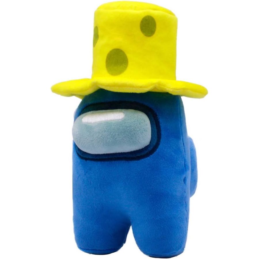Among Us Blue Cheese Hat Plush, 6 in, view 5