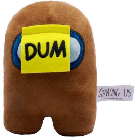Among Us Brown Dum Plush, 6 in