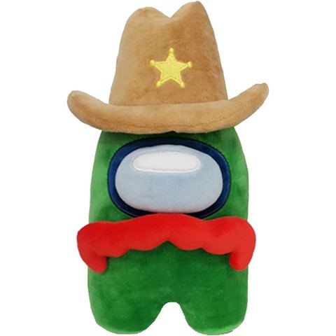 Among Us Green Crewmate Sheriff Plush, 7 in