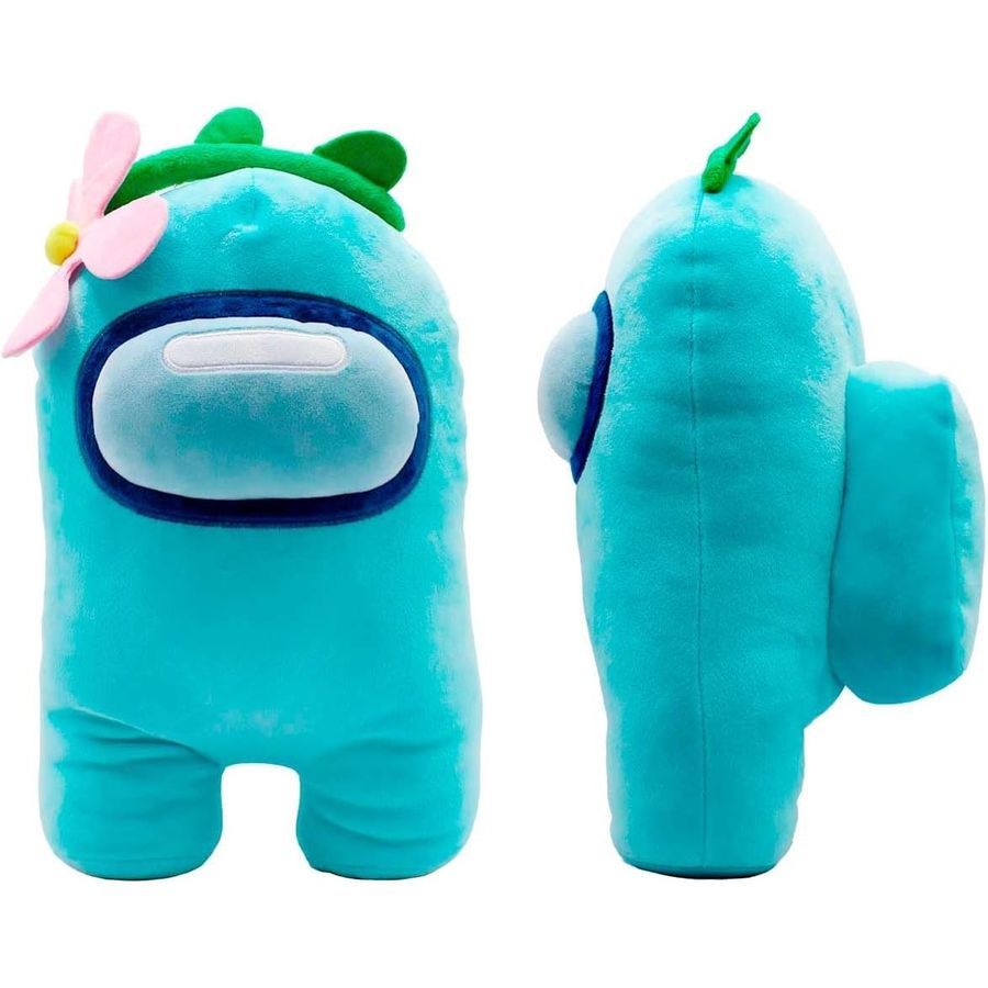 Among Us Mega Aqua Flower Plush, 12 in, view 3