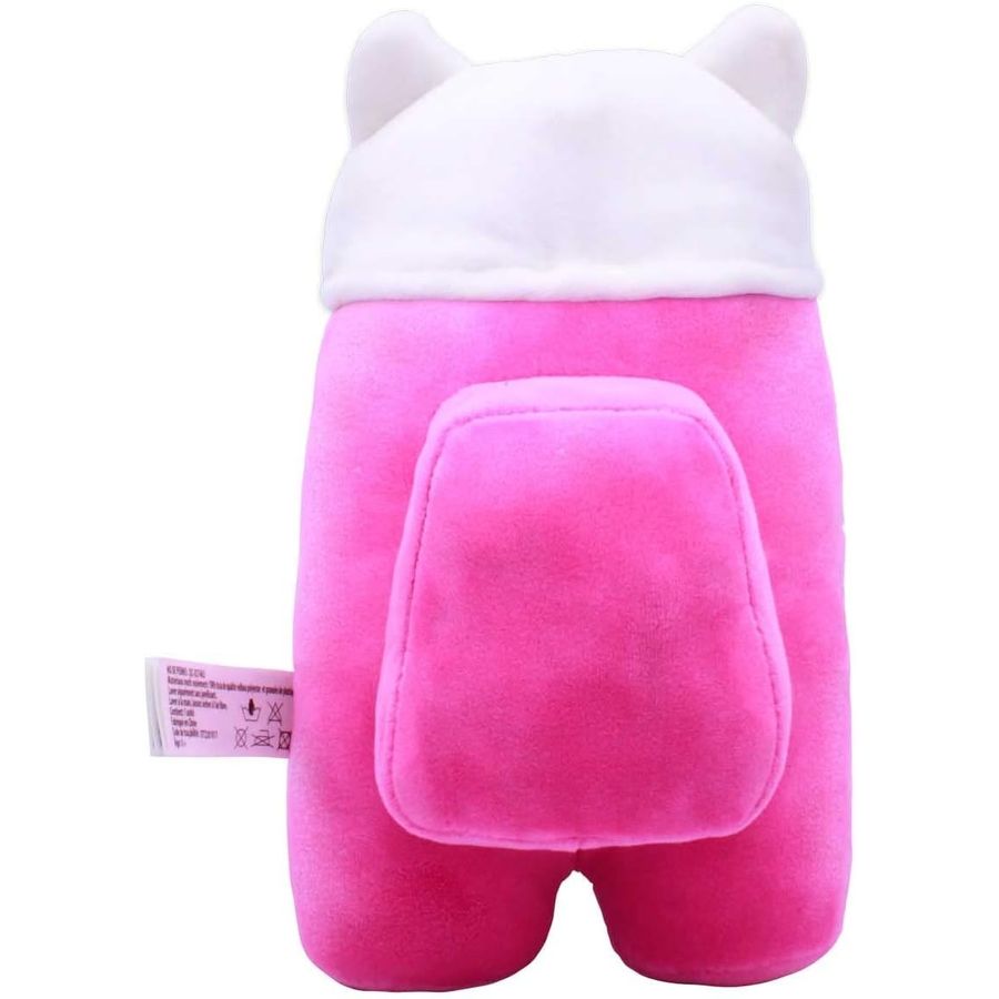 Among Us Pink Crewmate Cat Ears Plush, 7 in, view 4