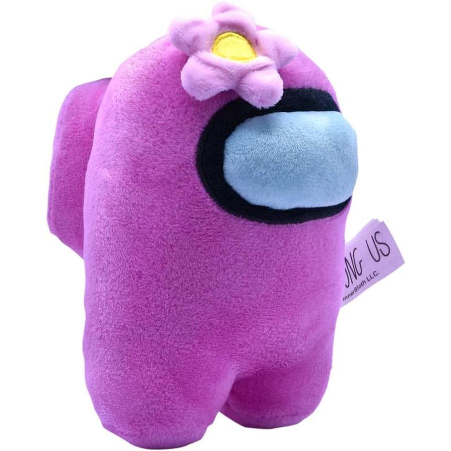 Among Us Pink Flower Plush, 6 in, view 3