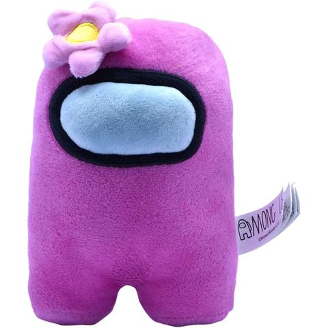 Among Us Pink Flower Plush, 6 in