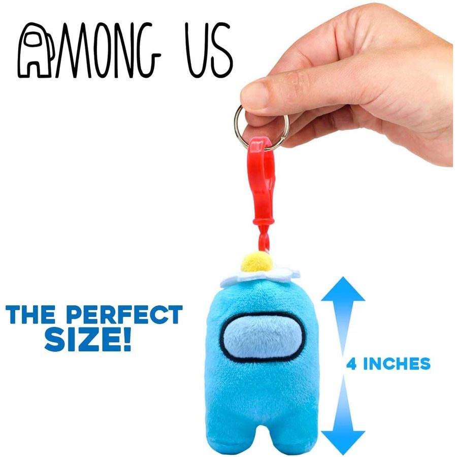 Among Us Series 2 Plush Backpack Hanger, 3 in, view 4