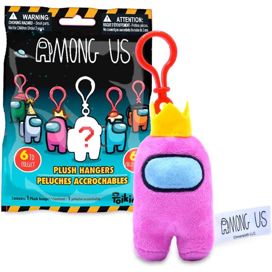 Among Us Series 2 Plush Backpack Hanger, 3 in