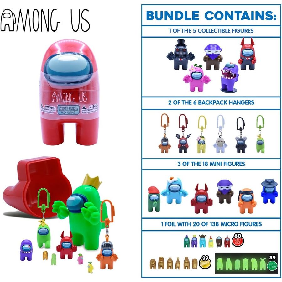 Among Us Ultimate Surprise Bundle, 8 in Crewmate, view 3