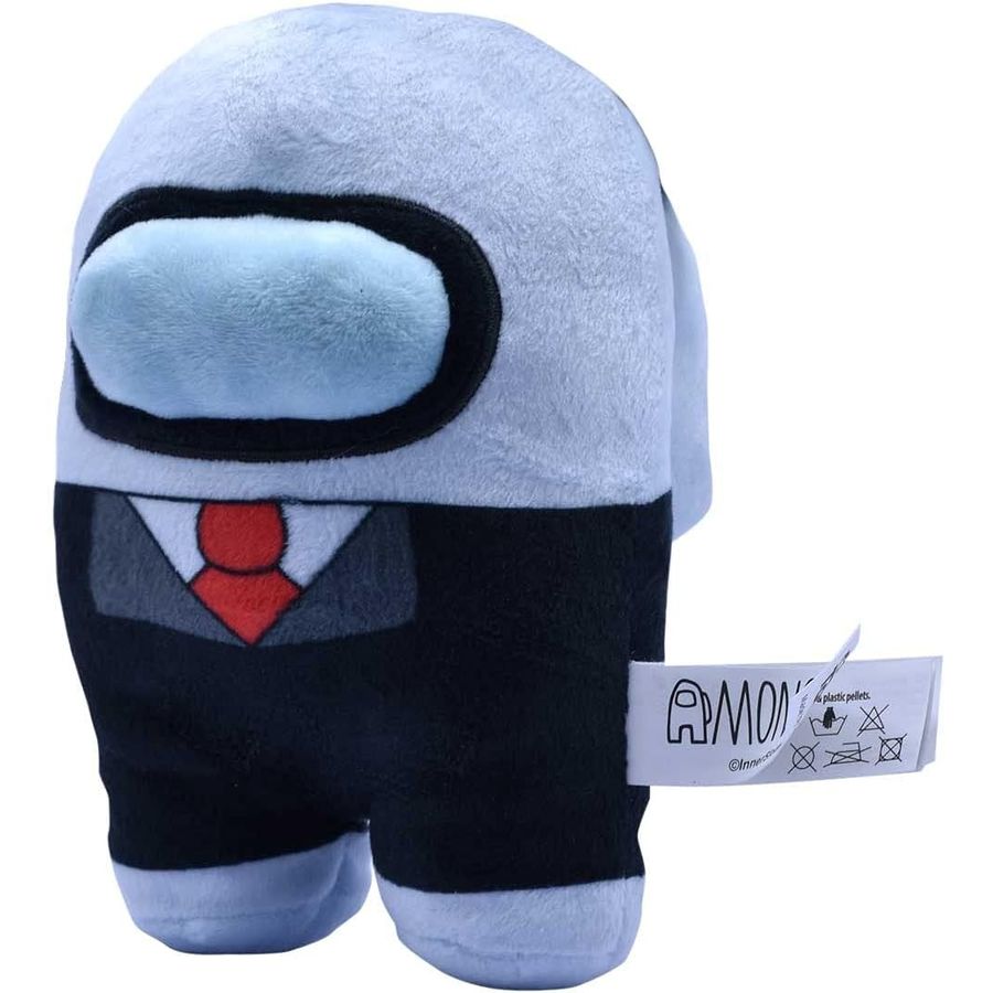 Among Us White Black Suit Plush, 6 in, view 5