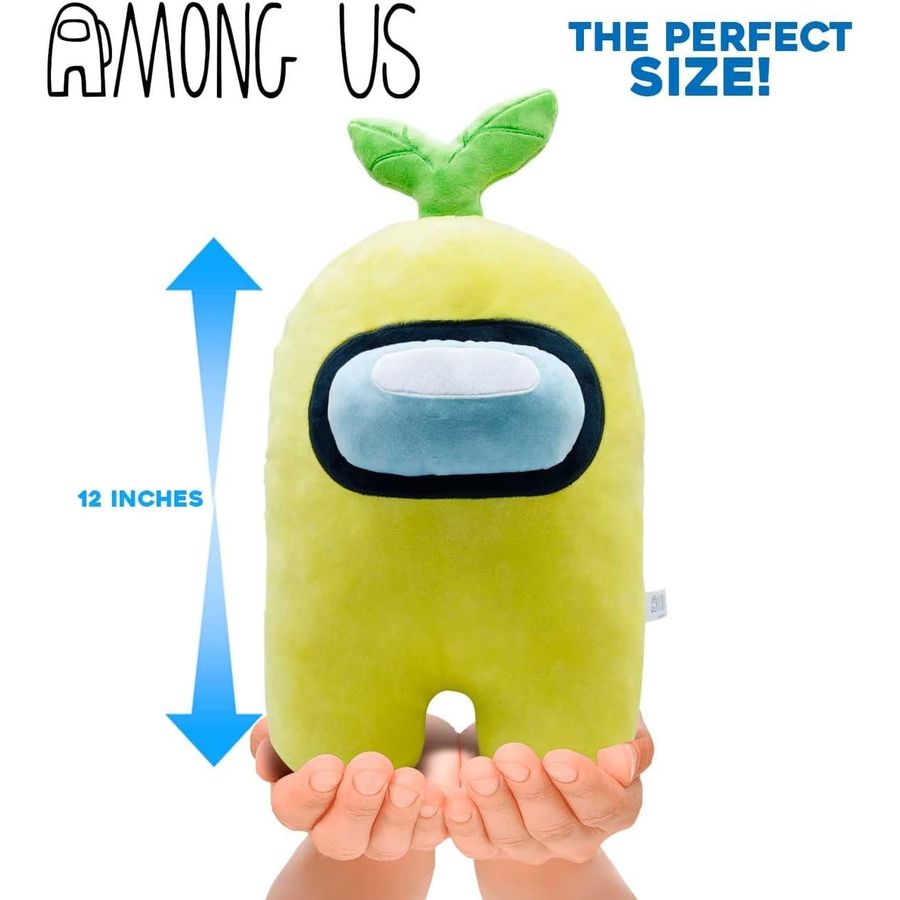 Among Us Yellow Crewmate Sprout Mega Plush, view 2