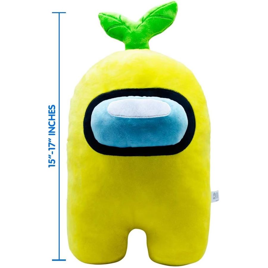 Among Us Yellow Crewmate Sprout Mega Plush, view 3
