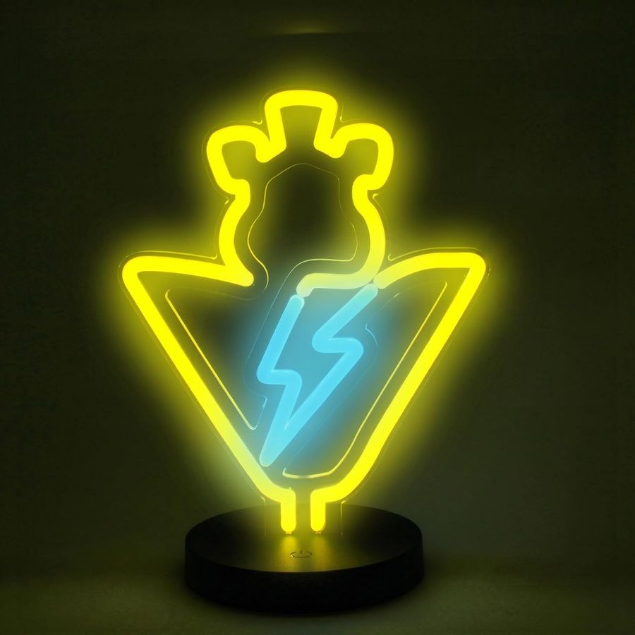 FNAF Glamrock Freddy Neon Light, 12 in