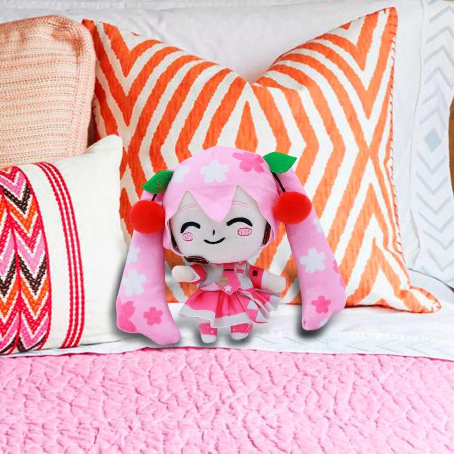 Hatsune Miku Sakura Miku Plush Doll, 6 in, view 3