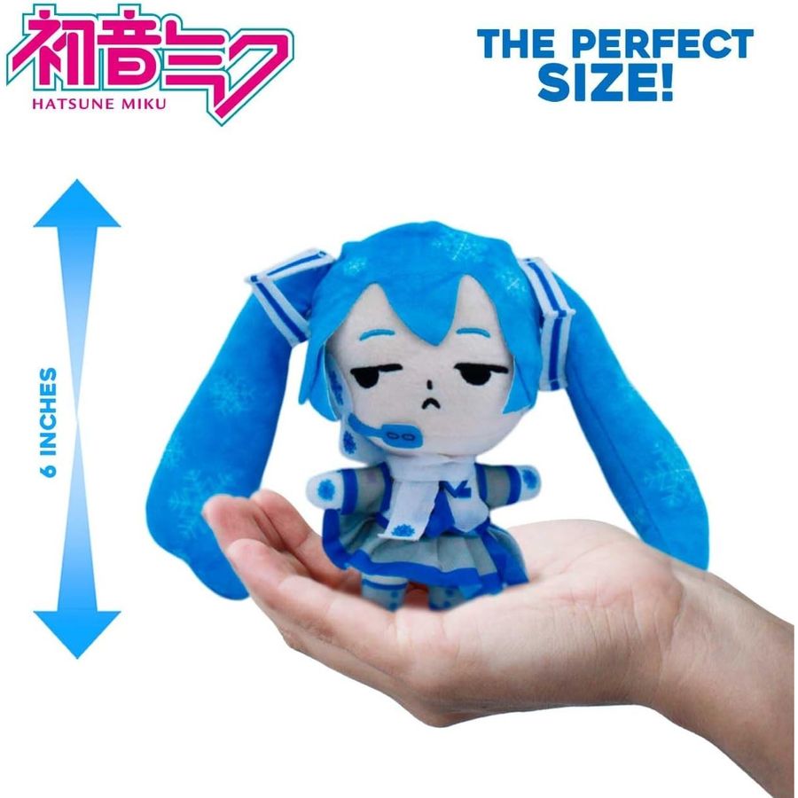 Hatsune Miku Snow Miku Plush Doll, 6 in, view 2