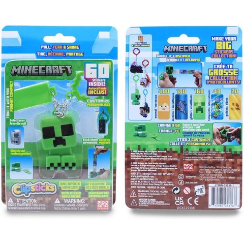 Minecraft Creeper Clipstick Backpack Hanger