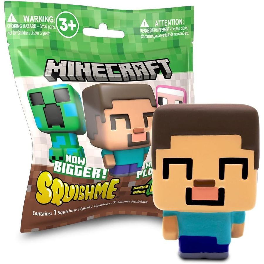Minecraft SquishMe Series 6 Blind Bag, 3.5 in