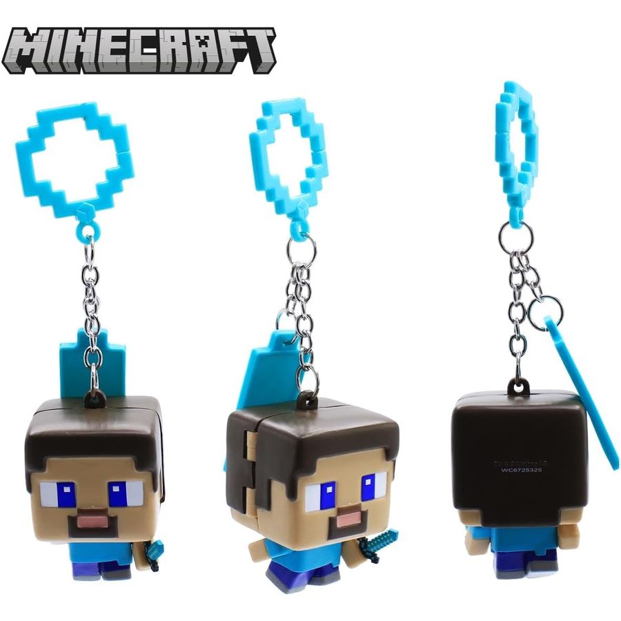 Minecraft Steve Clipstick Backpack Hanger, view 2