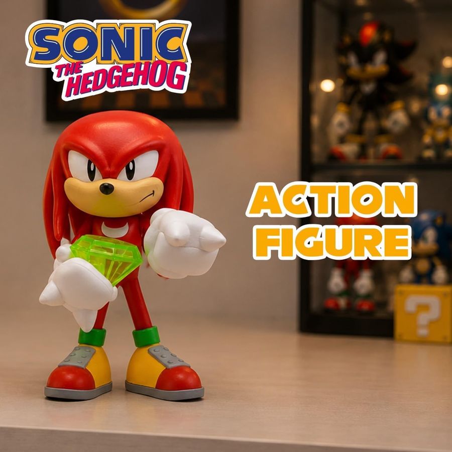 Sonic Knuckles Action Figure, Series 2, 4 Inch, view 5
