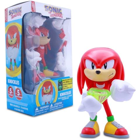 Sonic Knuckles Action Figure, Series 2, 4 Inch