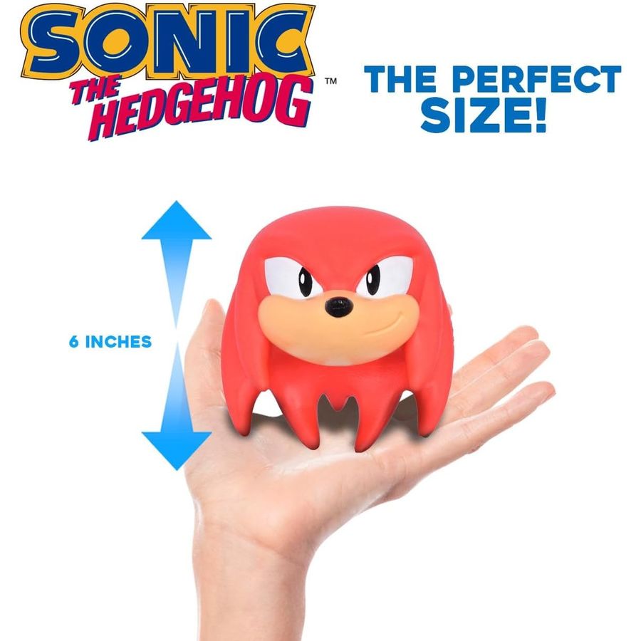 Sonic Mega SquishMe Knuckles, 6 Inch, view 2