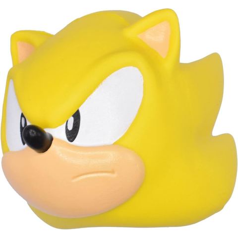 Sonic Mega SquishMe Super Sonic, 6 Inch