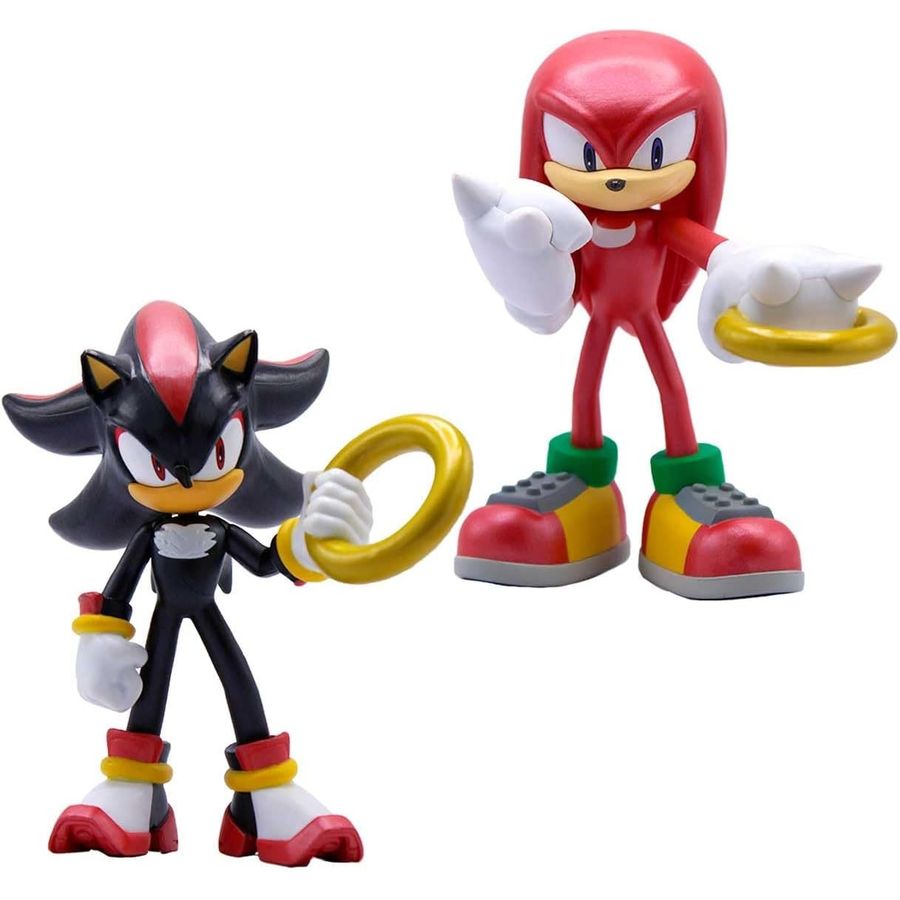 Sonic Metallic Knuckles and Shadow Figure 2-Pack, view 4