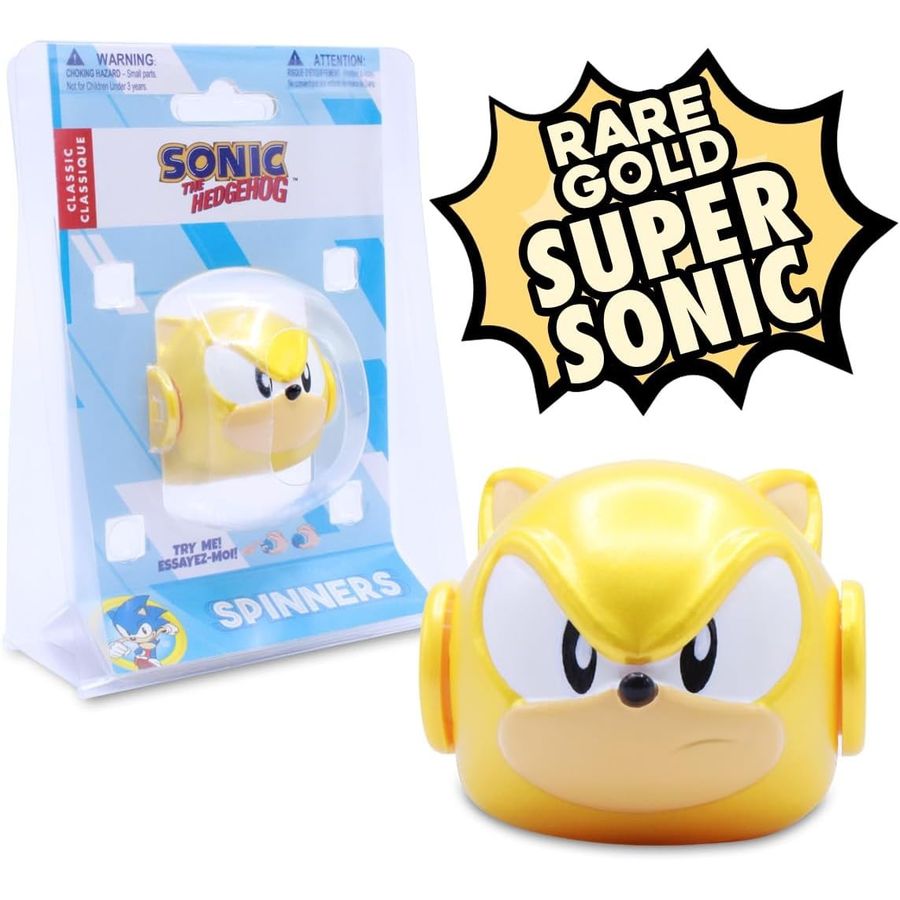 Sonic Metallic Super Sonic Fidget Spinner, view 2