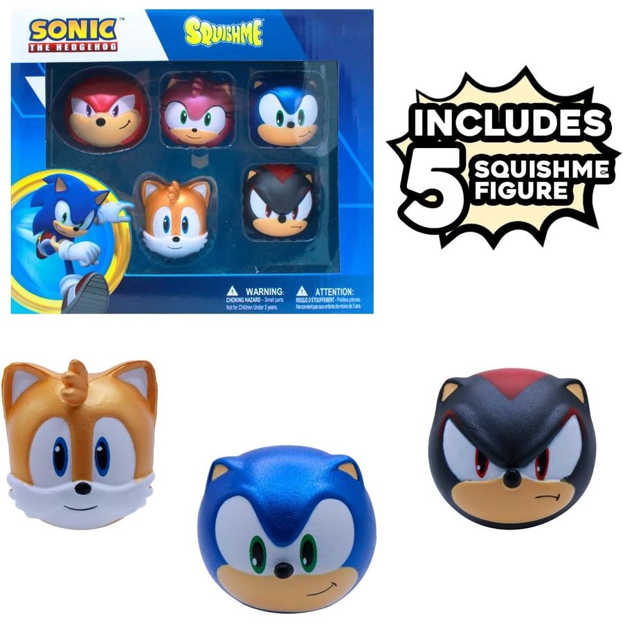 Sonic SquishMe Series 2 Collector's Box, 5-Pack, view 5