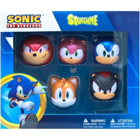 Sonic SquishMe Series 2 Collector's Box, 5-Pack